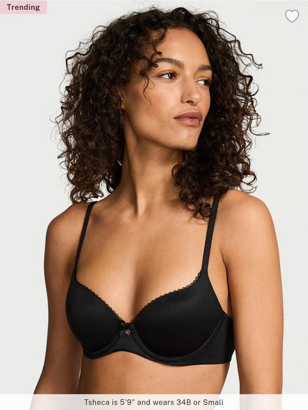 Victoria's Secret Body by Victoria Lightly Lined Smooth Demi Bra- 34B